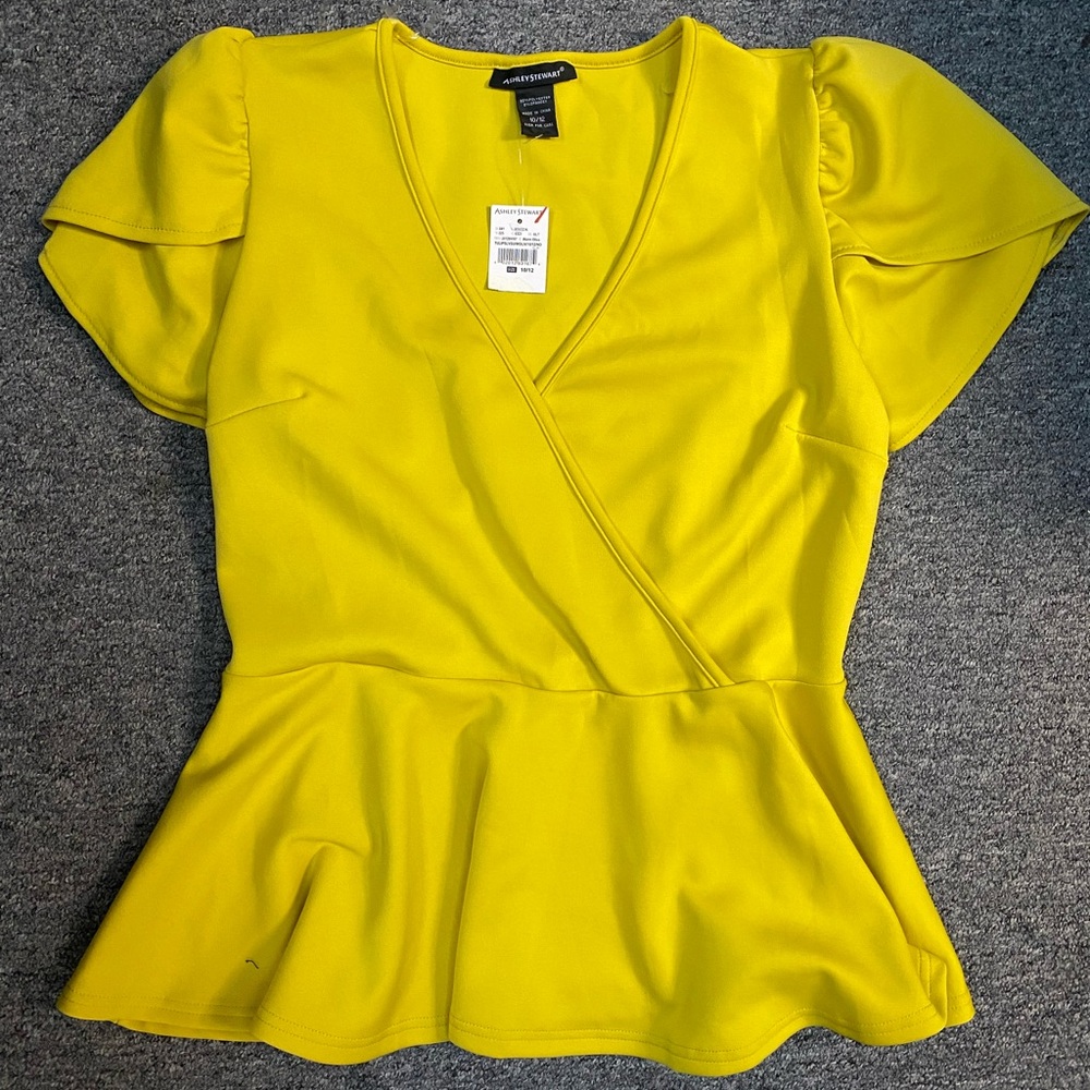 Yellow dress top